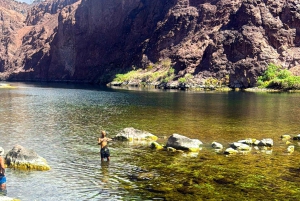Wandeltocht naar de warmwaterbronnen bij Goldstrike Canyon Six Steamy Waterfall