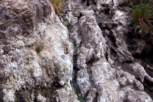 Wandeltocht naar de warmwaterbronnen bij Goldstrike Canyon Six Steamy Waterfall