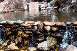 Wandeltocht naar de warmwaterbronnen bij Goldstrike Canyon Six Steamy Waterfall