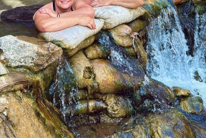 Wandeltocht naar de warmwaterbronnen bij Goldstrike Canyon Six Steamy Waterfall