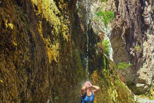 Wandeltocht naar de warmwaterbronnen bij Goldstrike Canyon Six Steamy Waterfall