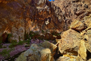 Wandeltocht naar de warmwaterbronnen bij Goldstrike Canyon Six Steamy Waterfall