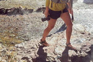 Wandeltocht naar de warmwaterbronnen bij Goldstrike Canyon Six Steamy Waterfall