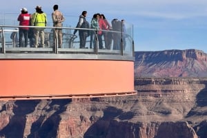 Omvisning i Grand Canyon med fransk guide, inkludert Skywalk