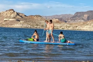 Lago Mead: Tour guiado en tabla de paddle gigante incluye 4 personas