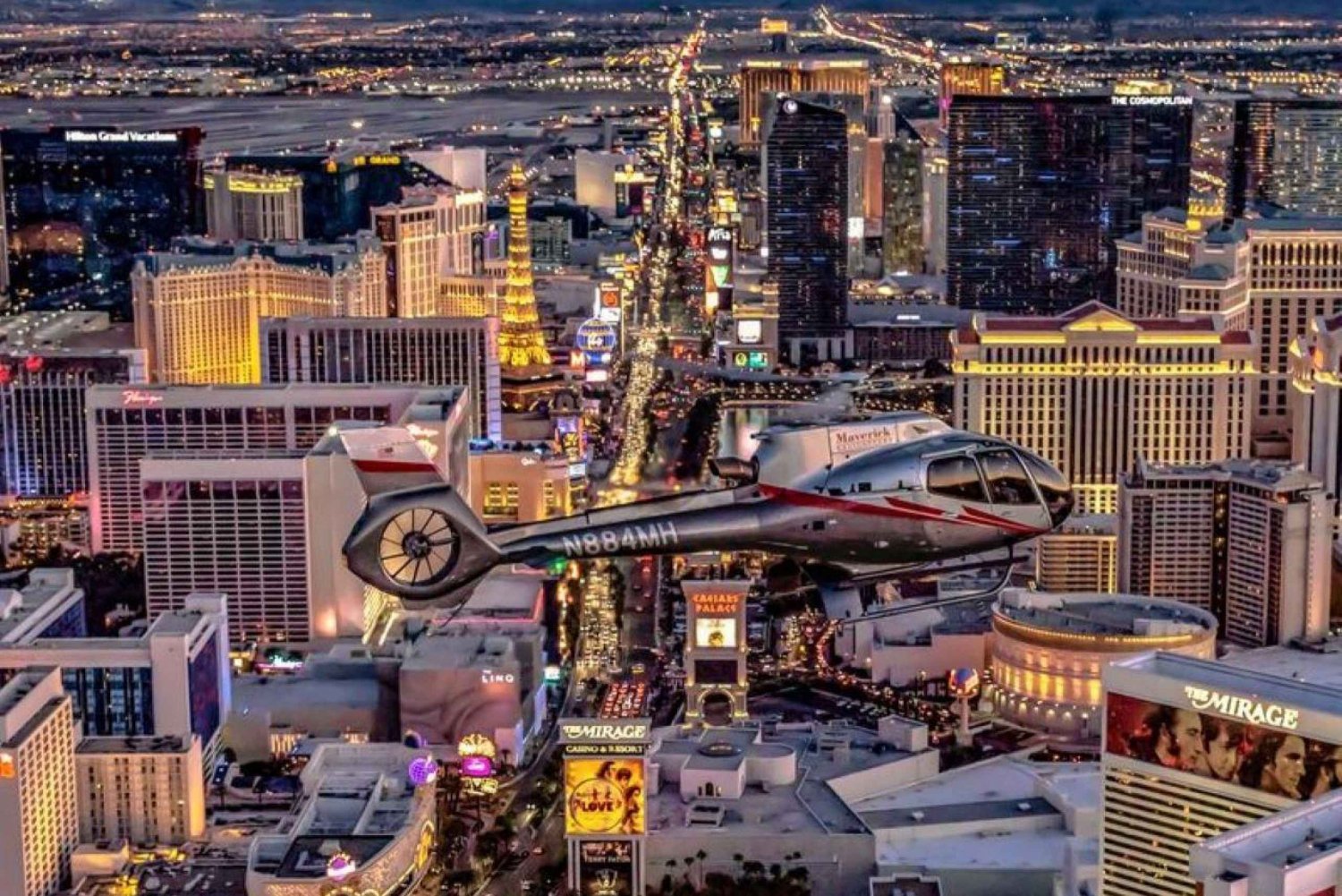 Land- og luftkombinasjonstur Det ultimate Las Vegas-eventyret
