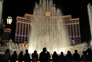 Las Vegas : visite nocturne des 7 merveilles avec prise en charge à l'hôtel