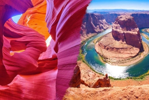 Las Vegas: Antelope Canyon og Horseshoe Bend-tur med lunsj