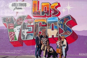 Las Vegas : Visite du quartier des arts avec promenade en limousine, bulles et repas