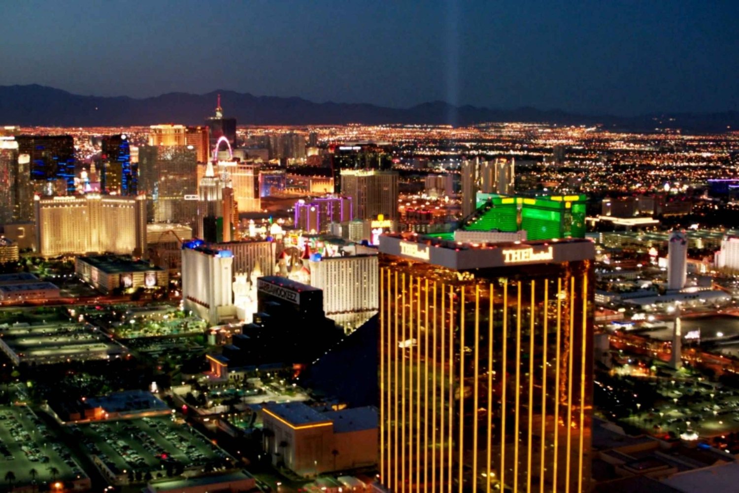 Las Vegas: Buddy V's Ristorante Mittagessen und Hubschrauberflug