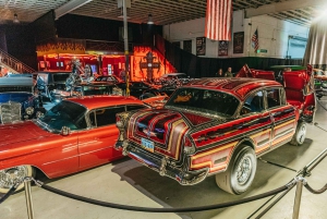 Las Vegas : exposition de voitures et restauration