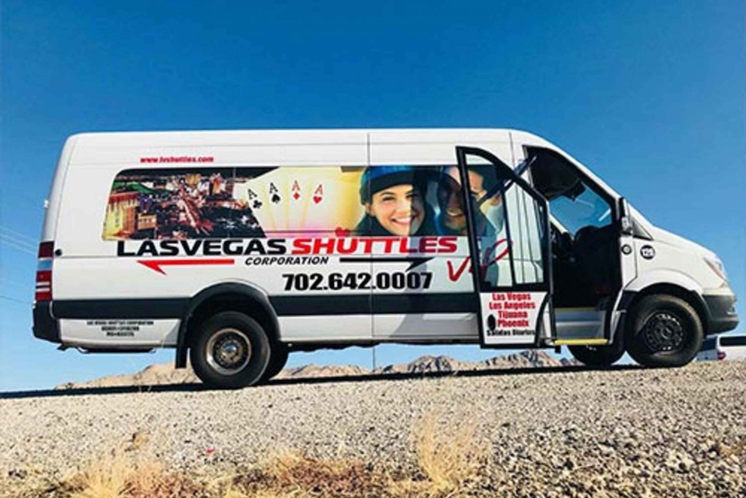 Las Vegas: Komfortable shuttle-ture fra/til Los Angeles