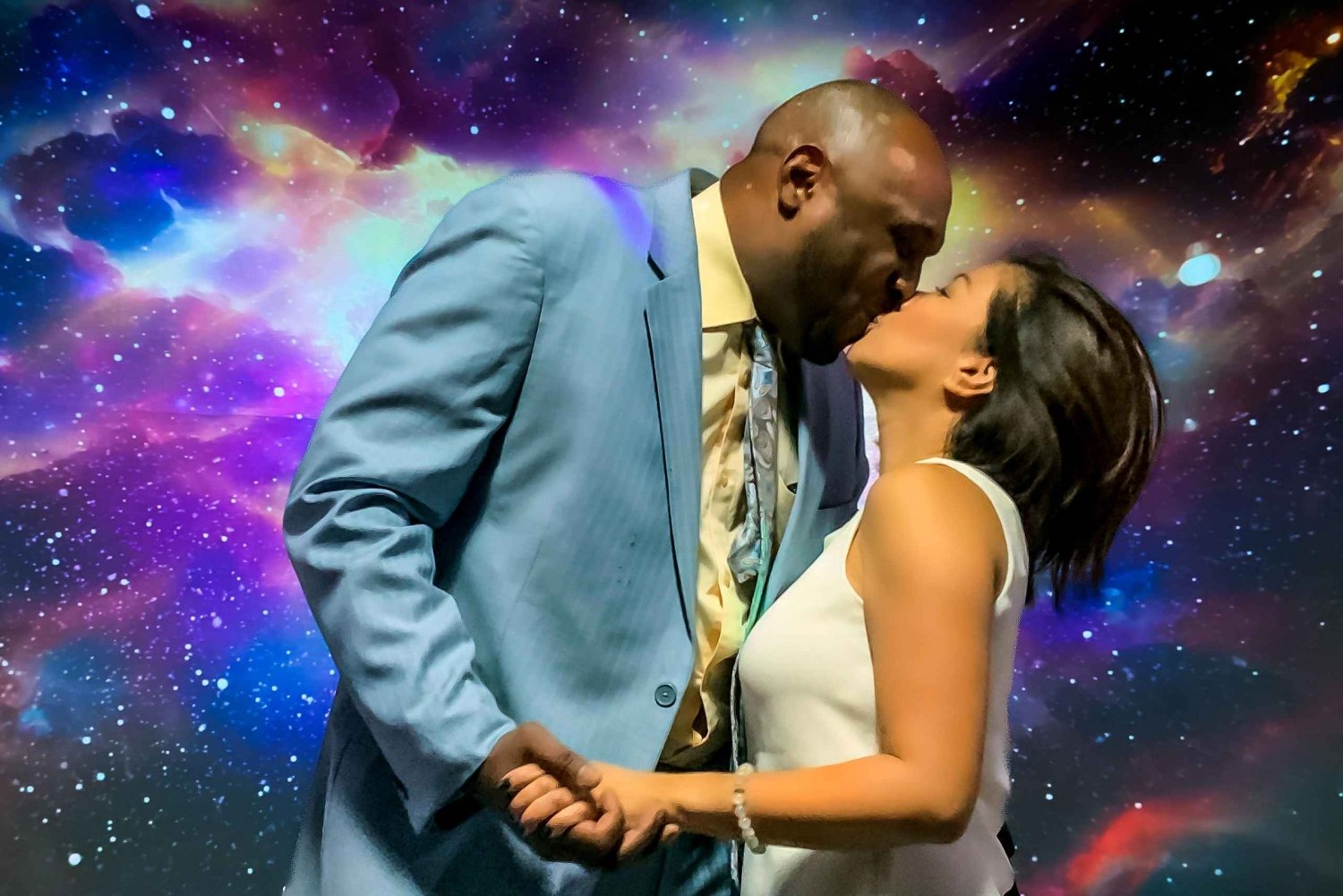 Las Vegas: Cosmic Space Wedding + Spectacular Photography