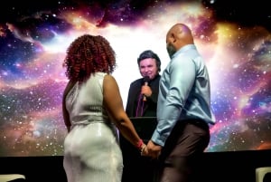Las Vegas: Bröllop i kosmisk rymd + spektakulär fotografering