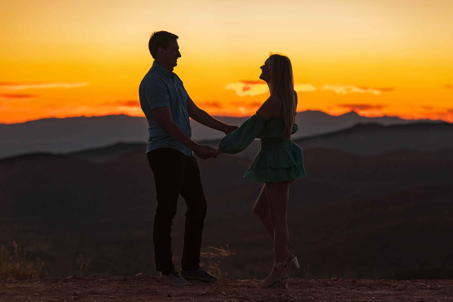 Las Vegas: Picnic di coppia e tour serale in jeep fuoristrada