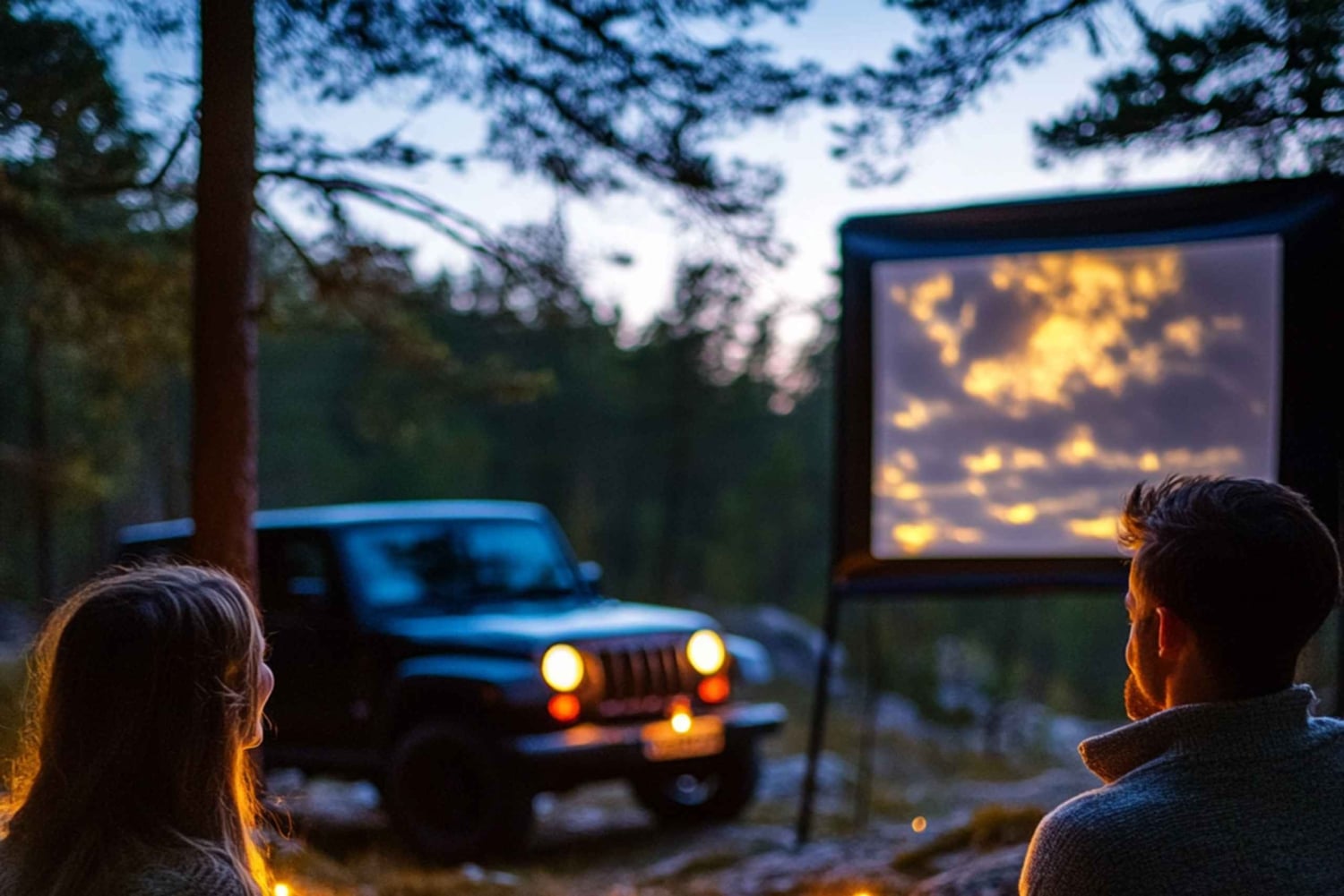 Las Vegas: Noc filmowa dla par w górach