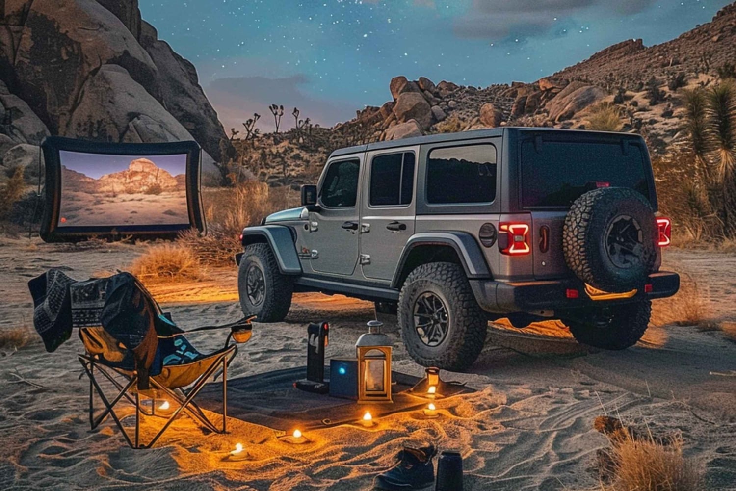 Las Vegas: Noc filmowa dla par w górach