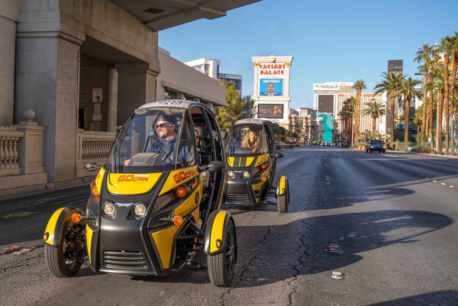 Las Vegas: Excursão de 1 dia com o Talking GoCar Explore Las Vegas