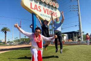 Las Vegas: Bröllop i Elvis Chapel + Las Vegas-skylt + foton
