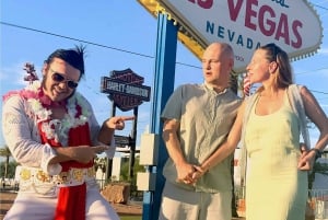 Las Vegas Boda en la Capilla de Elvis + Cartel de Las Vegas + Fotos