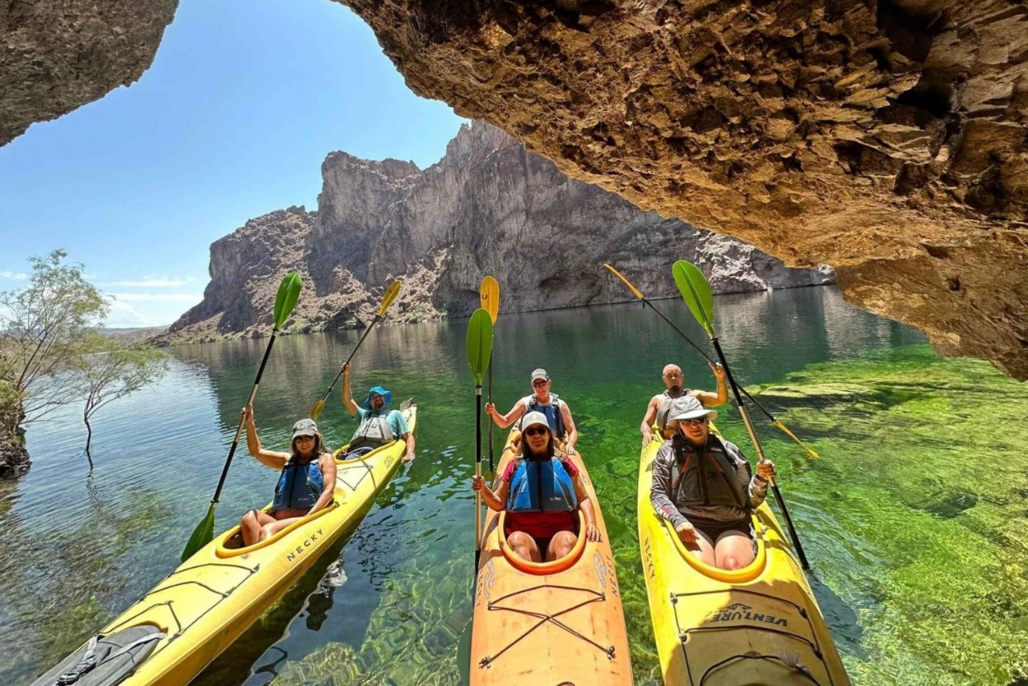 Las Vegas: Emerald Cave Kayak Tour Zelf rijden