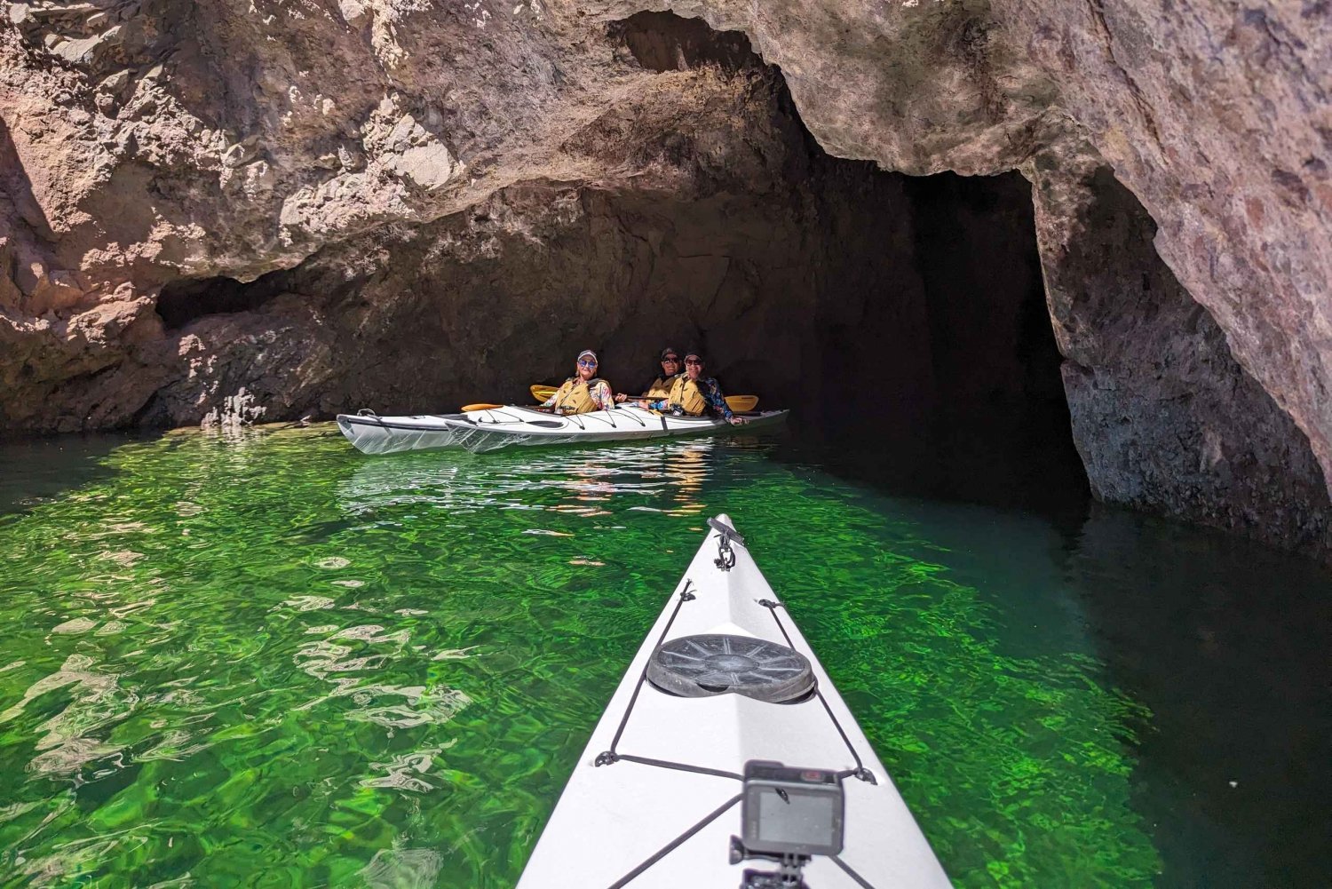 Las Vegas: Excursión en kayak por la Cueva Esmeralda con fotos