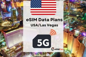 Las Vegas : eSIM Internet Data Plan for USA 4G/5G