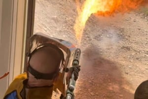 Las Vegas: Flamethrower Experience with Hotel Pickup