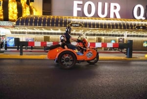 Las Vegas : Excursion en Sidecar dans la vie nocturne de Las Vegas