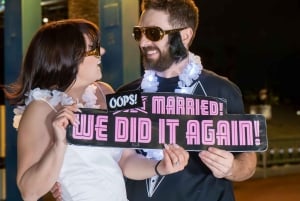 Las Vegas: Goldene Elvis-Gelübdeerneuerung oder Hochzeit am Welcome Sign