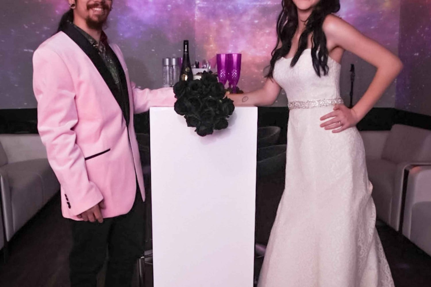 Bröllop i Las Vegas Bröllop i gotiskt kapell med fotografering inkluderad