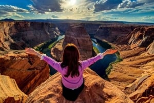 Tour dell'alba: Grand Canyon Antelope Horseshoe da Las Vegas