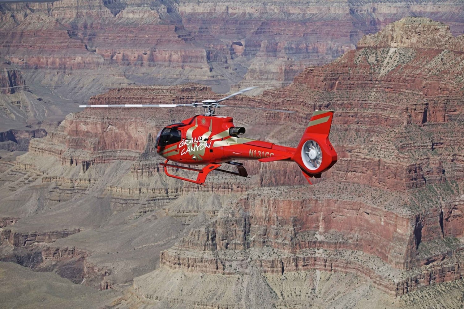 Las Vegas: Helikoptertur i Grand Canyon med Vegas Strip