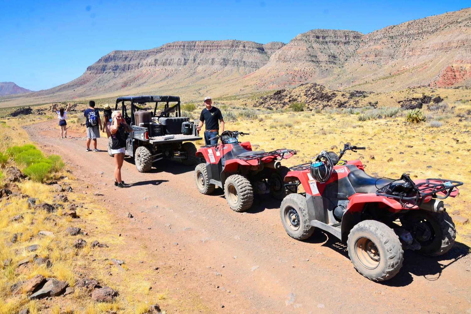 Las Vegas: Grand Canyon North ATV Tour med Scenic Flight