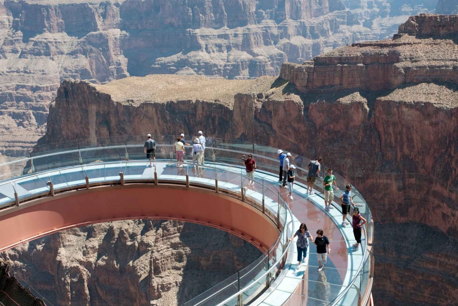 Las Vegas : Visite en bus du Grand Canyon Ouest avec promenade guidée
