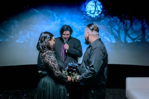 Las Vegas: Haunted House Wedding Ceremony + Photography
