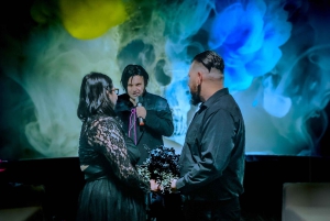 Las Vegas: Haunted House Wedding Ceremony + Photography