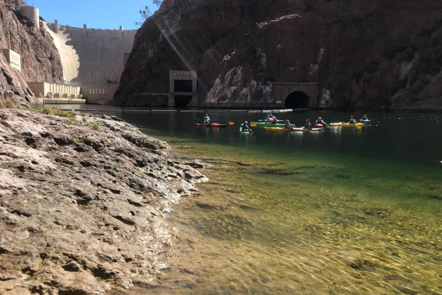 Las Vegas: Hoover Dam en Colorado River-kajaktour van een hele dag