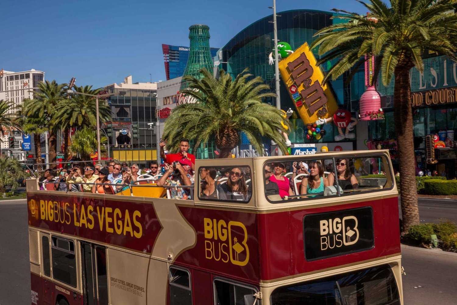 Las Vegas: Tour turístico con paradas libres en autobús descapotable