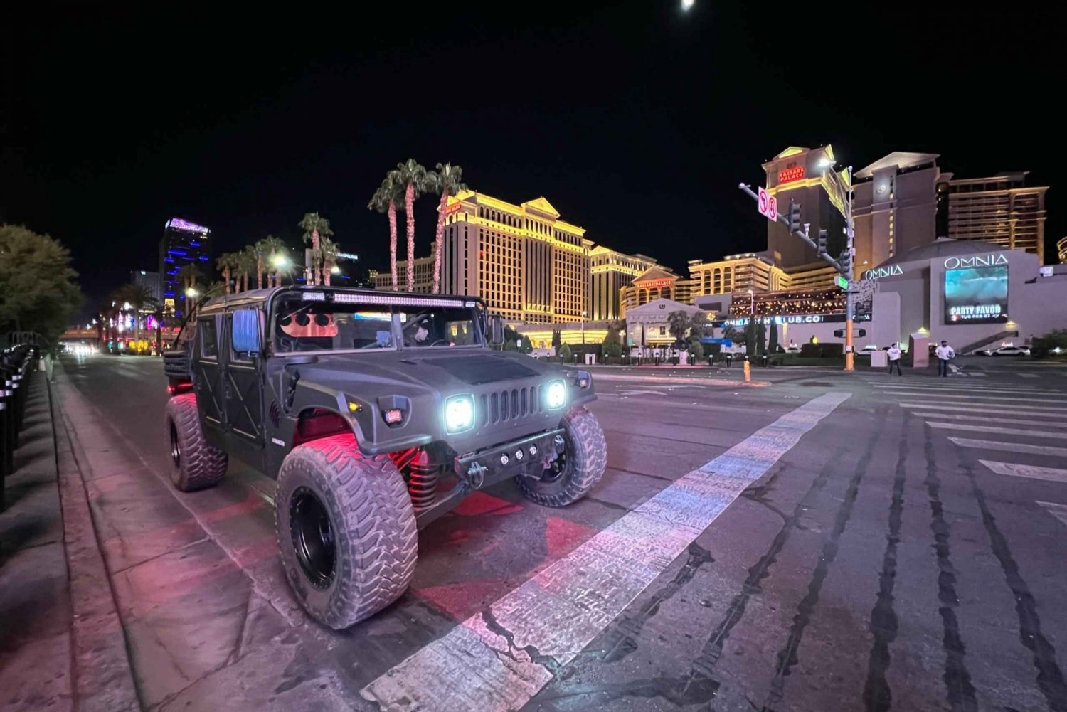 Las Vegas: Militær Hummer H1-utleie med GPS-turistrute