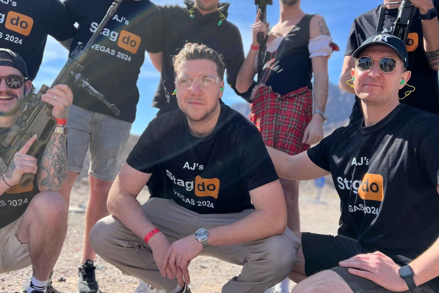 Las Vegas: Esperienza di tiro nel deserto del Mojave con 3 pistole