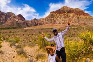 Las Vegas: Mojave, Red Rock Sign en 7 Magic Mountains Tour