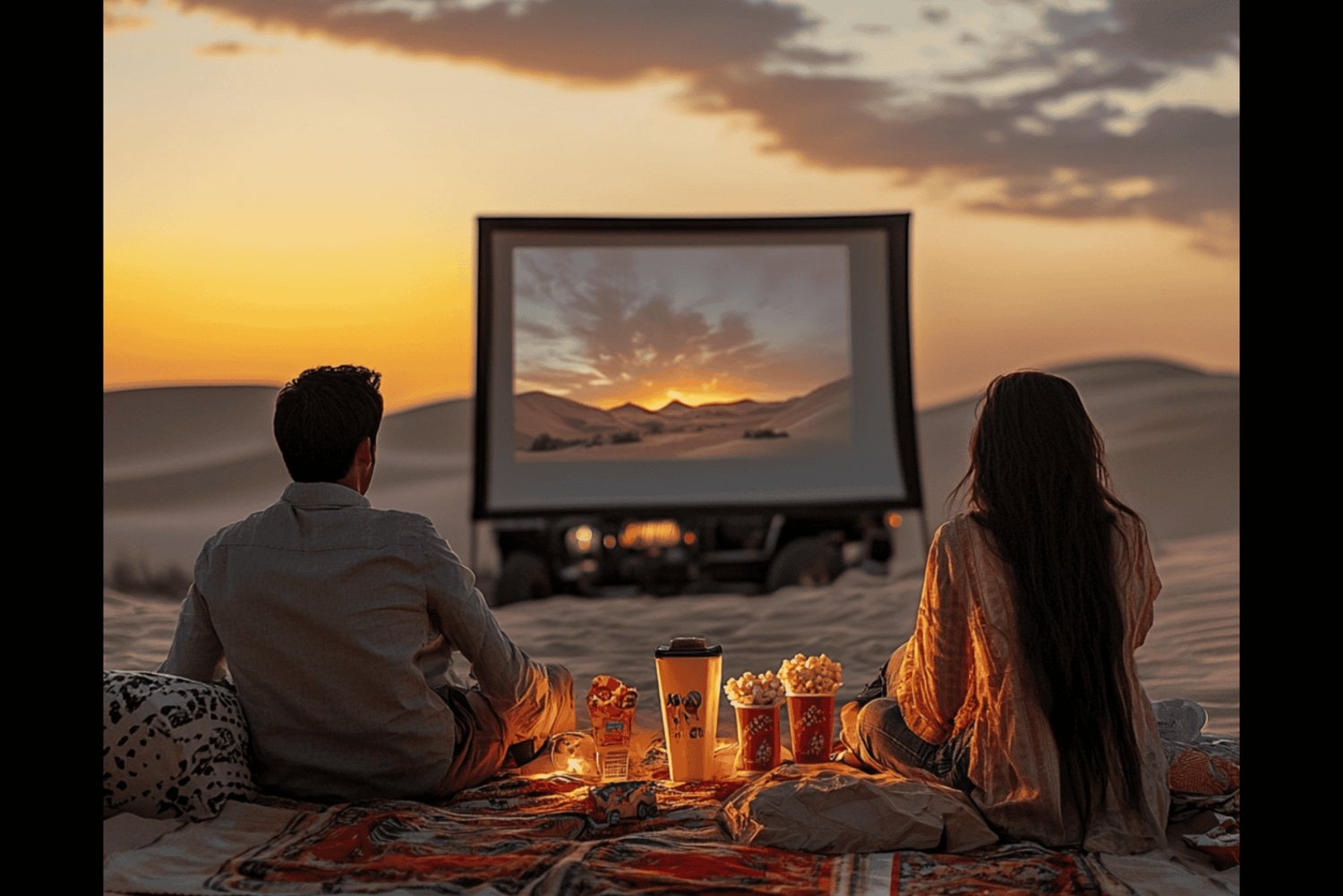 Las Vegasissa: Las Vegas: Movie Night on the Sand Dunes