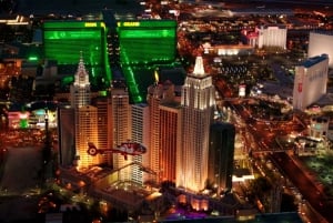 Las Vegas: Nattlig helikopterflygning över Las Vegas Strip