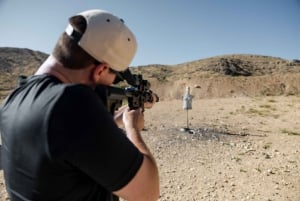 Las Vegas: Esperienza di tiro all'aperto con istruttore