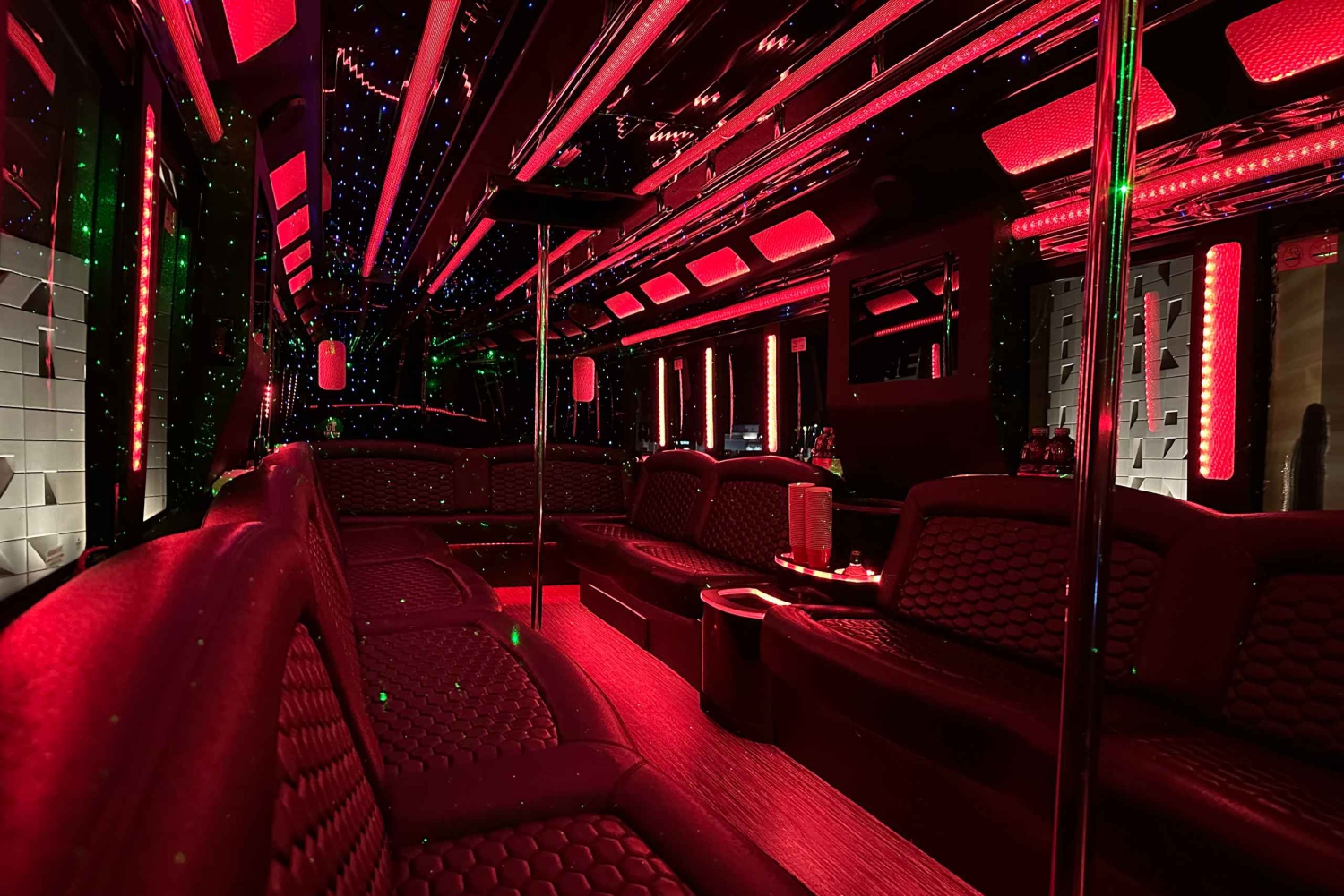 Las Vegas: rondleiding door het nachtleven in de partybus