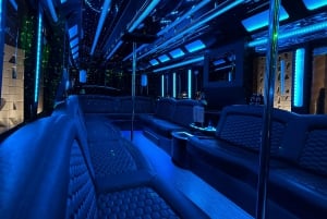 Las Vegas: tour guidato della vita notturna in autobus per feste