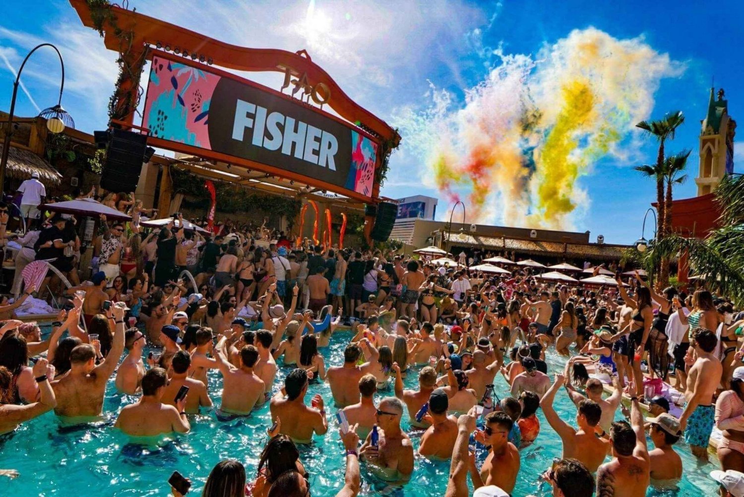 Las Vegas Pool Party Crawl by Party Bus W/ Free Drinks