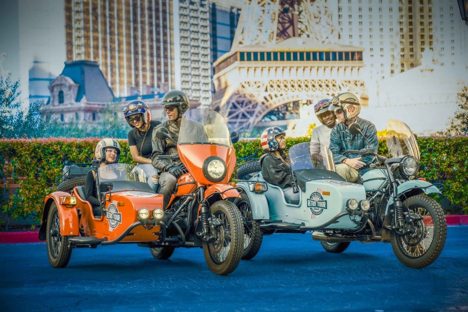 Las Vegas: Private 2-stündige geführte Sidecar Tour mit Getränk