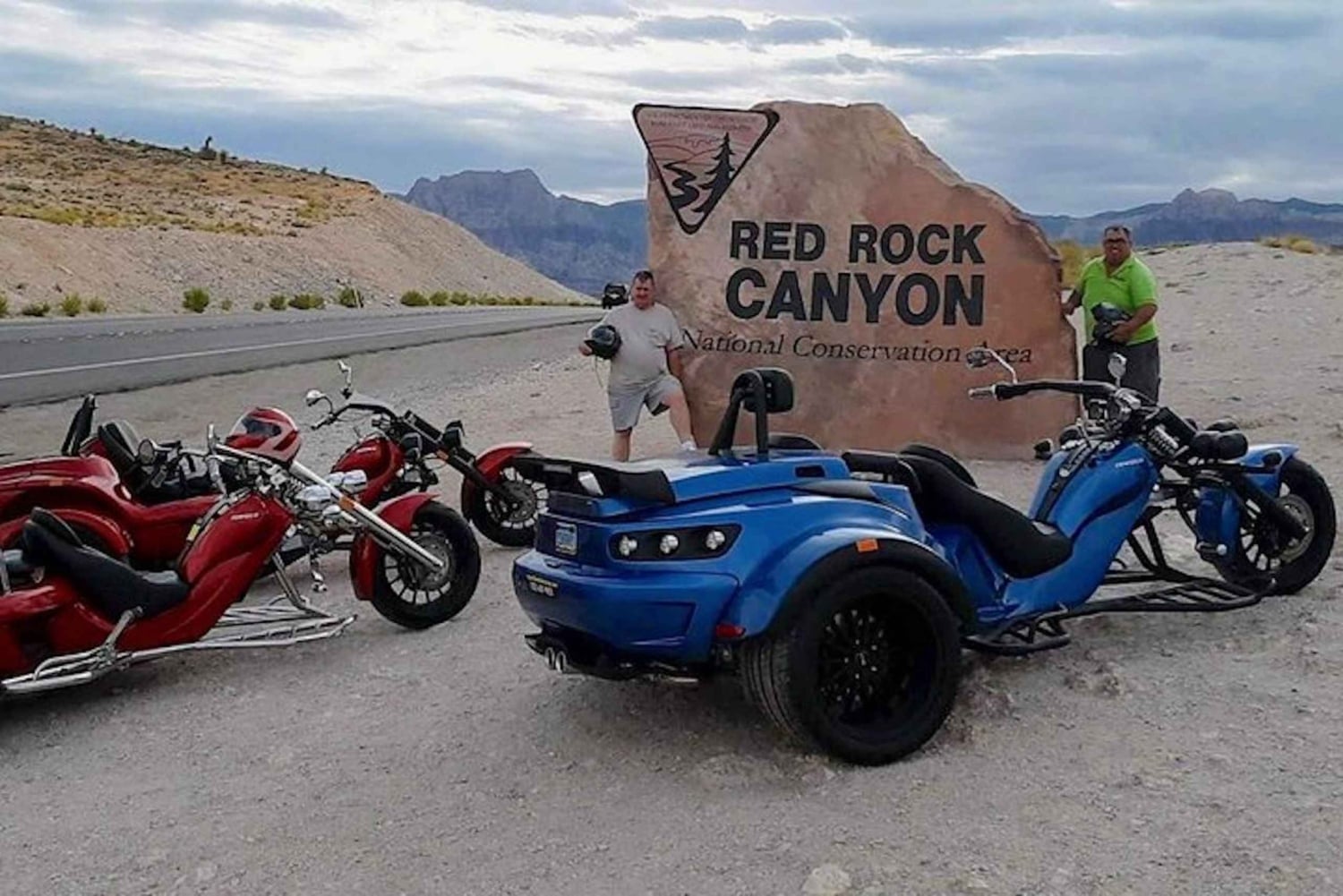 Las Vegas: Red Rock Canyon und Las Vegas Strip Trike Tour